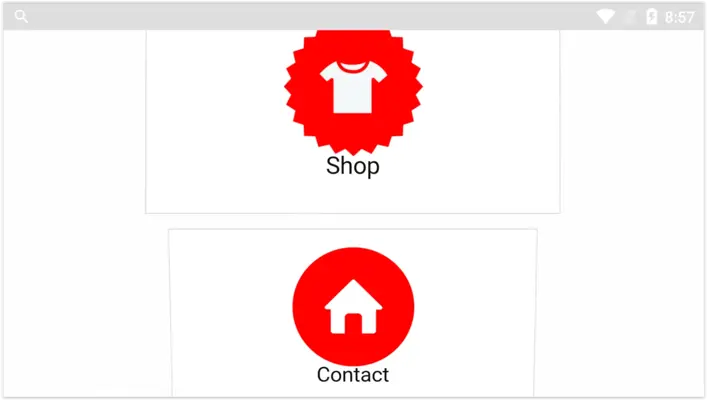 clothes shop android App screenshot 0